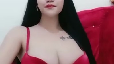 Tante Cantik Montok Live BH Merah
