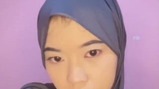 Acel Celva Hijab Hitam Sepong Botol