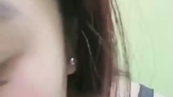 Cewe Binal Asyik Remas Toket Live